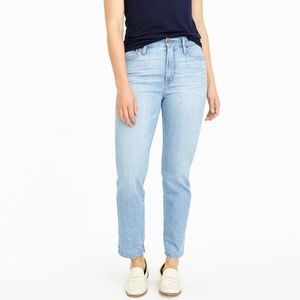 J Crew High Rise Retro Jeans Fern Wash